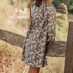 The Dressy Collar Dress - Magnolia
