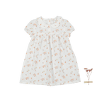 The Dressy Short Sleeve Collar Dress - Seashell
