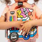 SUPER COLORING & STICKER BOOK YUMMY